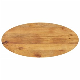 Solid mango wood oval table top 80x40x2.5 cm by , Table tops - Ref: Foro24-370858, Price: 46,43 €, Discount: %