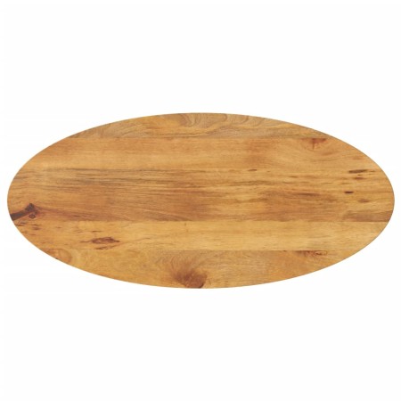 Tablero de mesa ovalado madera maciza de mango 80x40x2,5 cm de , Tableros para mesas - Ref: Foro24-370858, Precio: 46,43 €, D...