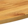 Solid mango wood oval table top 80x40x2.5 cm by , Table tops - Ref: Foro24-370858, Price: 46,43 €, Discount: %