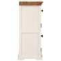 Aparador madera maciza mango rugosa blanco marrón 55x30x73 cm de , Aparadores - Ref: Foro24-4009374, Precio: 200,70 €, Descue...