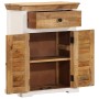 Aparador madera maciza mango rugosa blanco marrón 55x30x73 cm de , Aparadores - Ref: Foro24-4009374, Precio: 200,70 €, Descue...