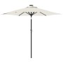 Garden umbrella with white steel pole 225x225x212 cm by , Umbrellas - Ref: Foro24-4005058, Price: 54,93 €, Discount: %