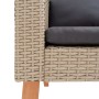 2-seater garden sofa with beige synthetic rattan cushions by vidaXL, Outdoor sofas - Ref: Foro24-310215, Price: 212,39 €, Dis...