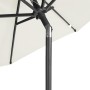 Garden umbrella with white steel pole 225x225x212 cm by , Umbrellas - Ref: Foro24-4005058, Price: 54,93 €, Discount: %