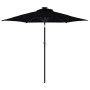 Garden umbrella with black steel pole 225x225x212 cm by , Umbrellas - Ref: Foro24-4005064, Price: 50,99 €, Discount: %