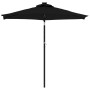 Garden umbrella with black steel pole 225x225x212 cm by , Umbrellas - Ref: Foro24-4005064, Price: 50,99 €, Discount: %