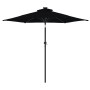 Garden umbrella with black steel pole 225x225x212 cm by , Umbrellas - Ref: Foro24-4005064, Price: 50,99 €, Discount: %