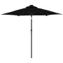 Garden umbrella with black steel pole 225x225x212 cm by , Umbrellas - Ref: Foro24-4005064, Price: 50,99 €, Discount: %