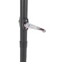 Garden umbrella with LED lights, black steel pole, 225x225x212 cm. by , Umbrellas - Ref: Foro24-4005072, Price: 73,83 €, Disc...