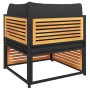 Garden sofas 2 pieces with solid acacia wood and cushions by , Garden sets - Ref: Foro24-3214887, Price: 296,58 €, Discount: %