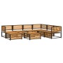 Garden sofa set with 8 pieces, solid acacia wood, and cushions. by , Garden sets - Ref: Foro24-3214893, Price: 1,00 €, Discou...