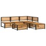 Garden sofa set with 6 pieces, solid acacia wood, and cushions. by , Garden sets - Ref: Foro24-3214900, Price: 689,83 €, Disc...