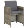 Garden chairs 2 units with gray synthetic rattan cushions by vidaXL, Garden chairs - Ref: Foro24-311907, Price: 133,26 €, Dis...