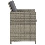 Garden chairs 2 units with gray synthetic rattan cushions by vidaXL, Garden chairs - Ref: Foro24-311907, Price: 133,26 €, Dis...