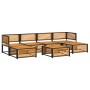 Garden sofa set with 7 pieces, solid acacia wood, and cushions. by , Garden sets - Ref: Foro24-3214898, Price: 816,08 €, Disc...