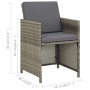 Garden chairs 2 units with gray synthetic rattan cushions by vidaXL, Garden chairs - Ref: Foro24-311907, Price: 133,26 €, Dis...