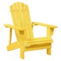 Adirondack chair with solid yellow fir wood ottoman by , Garden chairs - Ref: Foro24-4007241, Price: 93,11 €, Discount: %