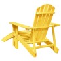 Adirondack chair with solid yellow fir wood ottoman by , Garden chairs - Ref: Foro24-4007241, Price: 93,11 €, Discount: %