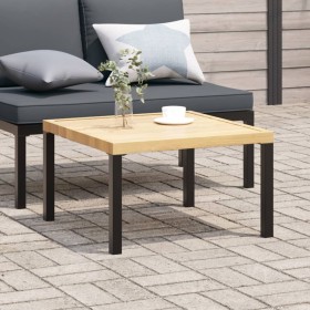 Gartencouchtisch aus schwarzem Aluminium 65x65x40 cm von , Gartentische - Ref: Foro24-4008573, Preis: 78,99 €, Rabatt: %