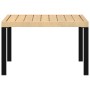 Black aluminum garden coffee table 65x65x40 cm by , Garden tables - Ref: Foro24-4008573, Price: 78,99 €, Discount: %