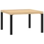 Black aluminum garden coffee table 65x65x40 cm by , Garden tables - Ref: Foro24-4008573, Price: 78,99 €, Discount: %