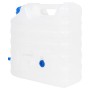 17-liter transparent plastic water jug with a tap by , Storage deposits - Ref: Foro24-155041, Price: 29,78 €, Discount: %