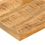 Solid mango wood natural edge table top 80x80x2.5 cm by , Table tops - Ref: Foro24-370362, Price: 86,88 €, Discount: %