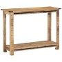 Solid mango wood console table 100x35x75 cm by , Side tables - Ref: Foro24-374056, Price: 121,46 €, Discount: %