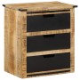 Sideboard with 3 solid mango wood drawers 55x35x60 cm by , Sideboards - Ref: Foro24-374061, Price: 159,80 €, Discount: %