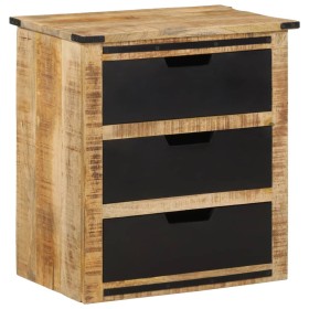 Sideboard with 3 solid mango wood drawers 55x35x60 cm by , Sideboards - Ref: Foro24-374061, Price: 160,99 €, Discount: %