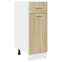 Lower plywood wardrobe in oak color, 30x46x81.5cm by , Kitchen cabinets - Ref: Foro24-847492, Price: 74,91 €, Discount: %