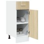 Lower plywood wardrobe in oak color, 30x46x81.5cm by , Kitchen cabinets - Ref: Foro24-847492, Price: 74,91 €, Discount: %