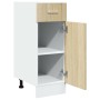 Lower plywood wardrobe in oak color, 30x46x81.5cm by , Kitchen cabinets - Ref: Foro24-847492, Price: 74,91 €, Discount: %