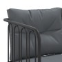 Garden sofa with black steel frame and textilene cushions by , Garden sets - Ref: Foro24-3283741, Price: 321,15 €, Discount: %