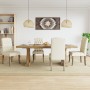 Dining chairs, set of 4, fabric with a beige linen-like appearance. by , dining chairs - Ref: Foro24-3309175, Price: 418,79 €...