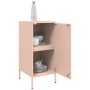 Kaltgewalzter Stahlschrank in Rosa, 2 Stück, 36x39x79 cm. von , Sideboards - Ref: Foro24-843015, Preis: 164,14 €, Rabatt: %