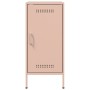 Kaltgewalzter Stahlschrank in Rosa, 2 Stück, 36x39x79 cm. von , Sideboards - Ref: Foro24-843015, Preis: 164,14 €, Rabatt: %