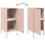 Kaltgewalzter Stahlschrank in Rosa, 2 Stück, 36x39x79 cm. von , Sideboards - Ref: Foro24-843015, Preis: 164,14 €, Rabatt: %