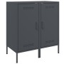 Cold-rolled anthracite steel sideboard 2 pieces 36x39x79 cm by , Sideboards - Ref: Foro24-843017, Price: 164,14 €, Discount: %