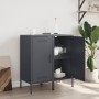 Cold-rolled anthracite steel sideboard 2 pieces 36x39x79 cm by , Sideboards - Ref: Foro24-843017, Price: 164,14 €, Discount: %