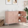 Cold-rolled steel sideboard in pink 100.5x39x79 cm by , Sideboards - Ref: Foro24-843097, Price: 184,37 €, Discount: %