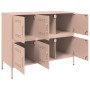 Cold-rolled steel sideboard in pink 100.5x39x79 cm by , Sideboards - Ref: Foro24-843097, Price: 184,37 €, Discount: %