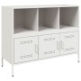 Cold-rolled white steel sideboard 100.5x39x79 cm by , Sideboards - Ref: Foro24-843095, Price: 218,99 €, Discount: %