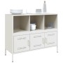 Cold-rolled white steel sideboard 100.5x39x79 cm by , Sideboards - Ref: Foro24-843095, Price: 218,99 €, Discount: %