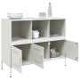 Cold-rolled white steel sideboard 100.5x39x79 cm by , Sideboards - Ref: Foro24-843095, Price: 218,99 €, Discount: %