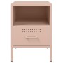 Bedside table 2 units cold-rolled steel pink 36x39x50.5cm by , Nightstands - Ref: Foro24-843057, Price: 141,00 €, Discount: %