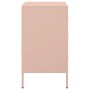 Bedside tables 2 units cold-rolled steel pink 36x39x68 cm by , Nightstands - Ref: Foro24-843081, Price: 215,94 €, Discount: %