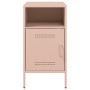 Bedside tables 2 units cold-rolled steel pink 36x39x68 cm by , Nightstands - Ref: Foro24-843069, Price: 192,99 €, Discount: %