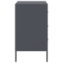 Mesitas de noche 2 unidades acero gris antracita 36x39x68 cm de , Mesitas de noche - Ref: Foro24-843083, Precio: 216,99 €, De...