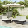 Garden chairs 3 units with black synthetic rattan cushions by vidaXL, Garden chairs - Ref: Foro24-310190, Price: 214,25 €, Di...